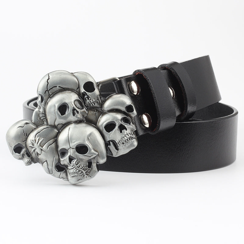 dead skull belt buckle