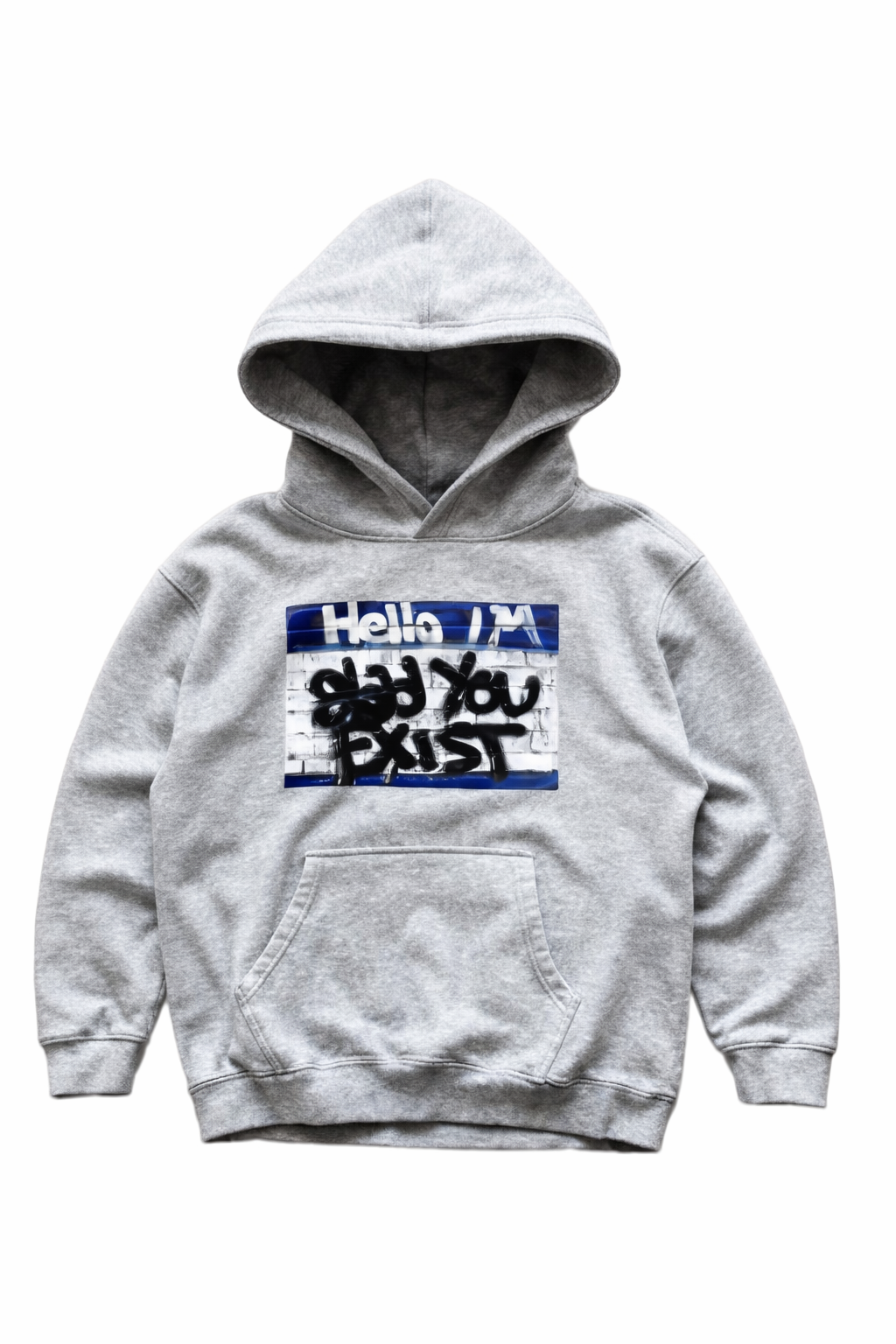 "glad you exist" hoodie