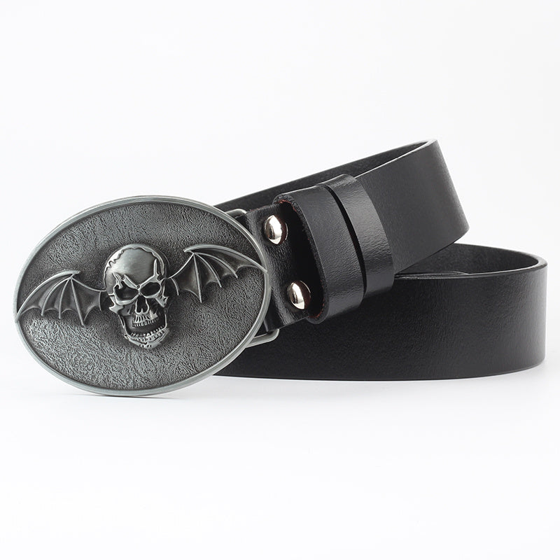 dead skull belt buckle