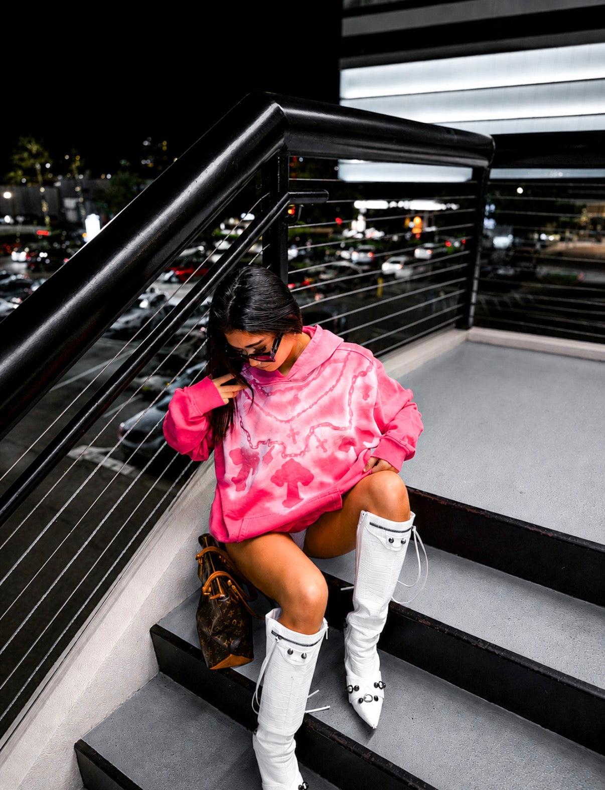 steel rose hoodie