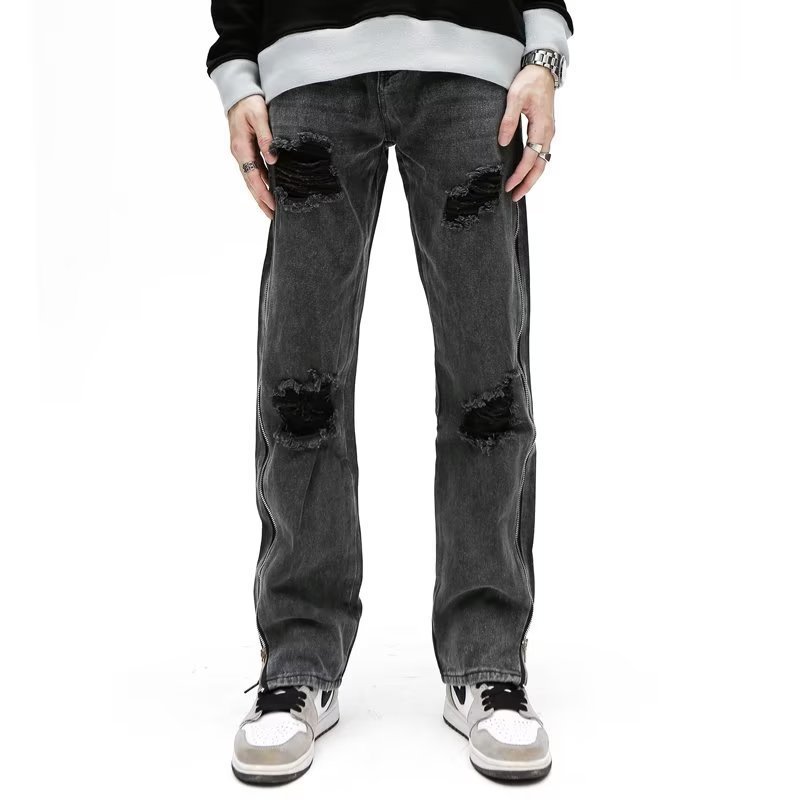 streetwear flared jeans