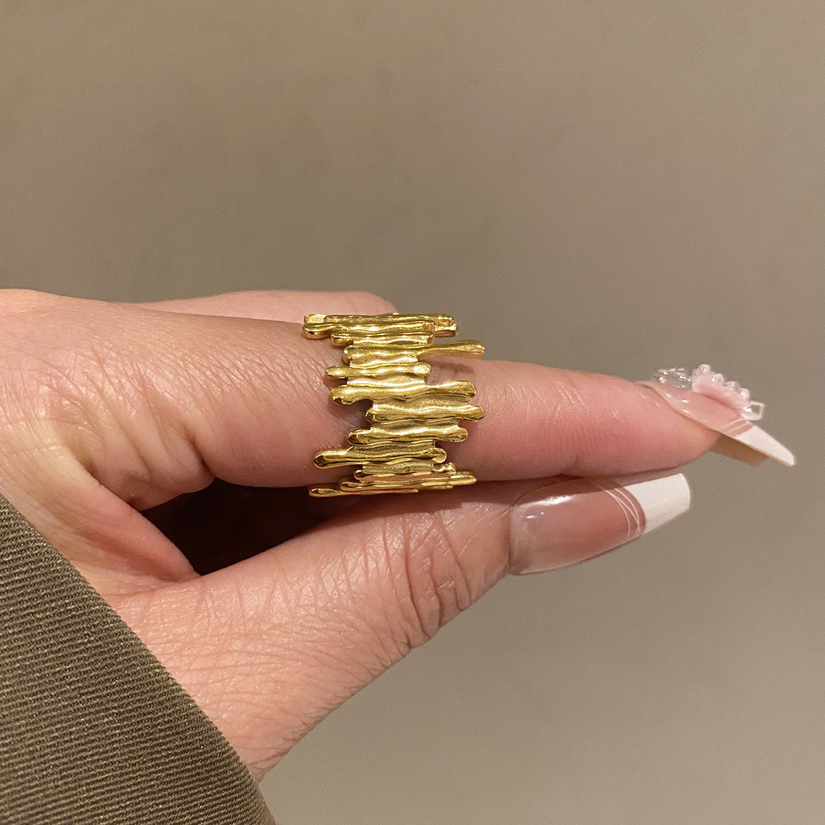 Luxury Irregular Opening rings