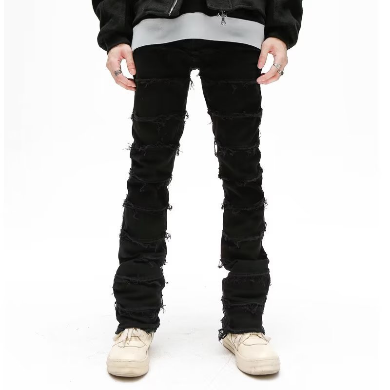 streetwear flared jeans