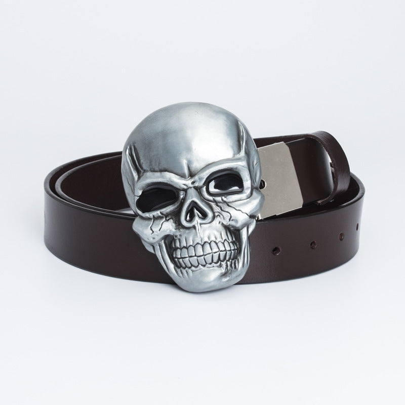 Retro Ghost Head belt