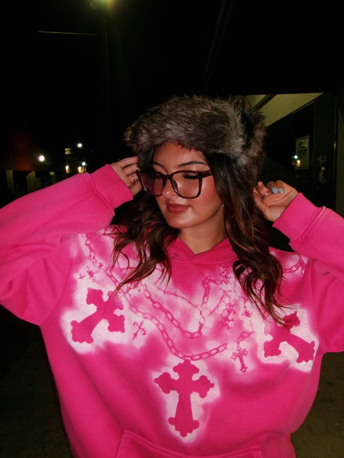 steel rose hoodie