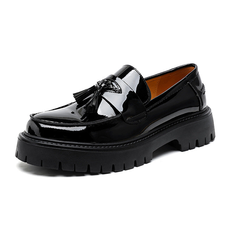 leather loafers