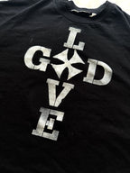 "love god" boxy tee