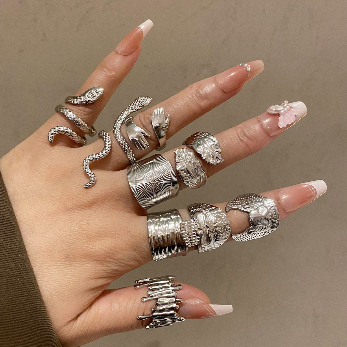 Luxury Irregular Opening rings