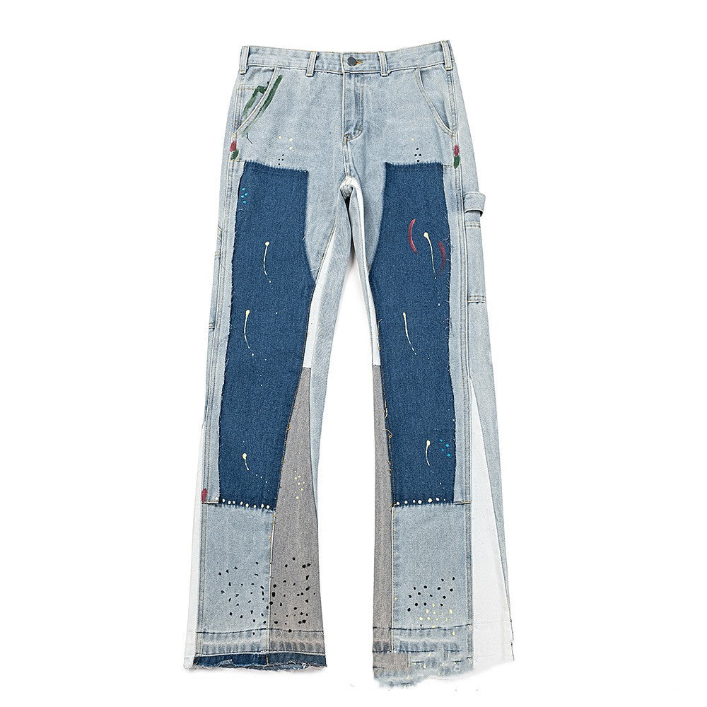 Wide leg denim collection