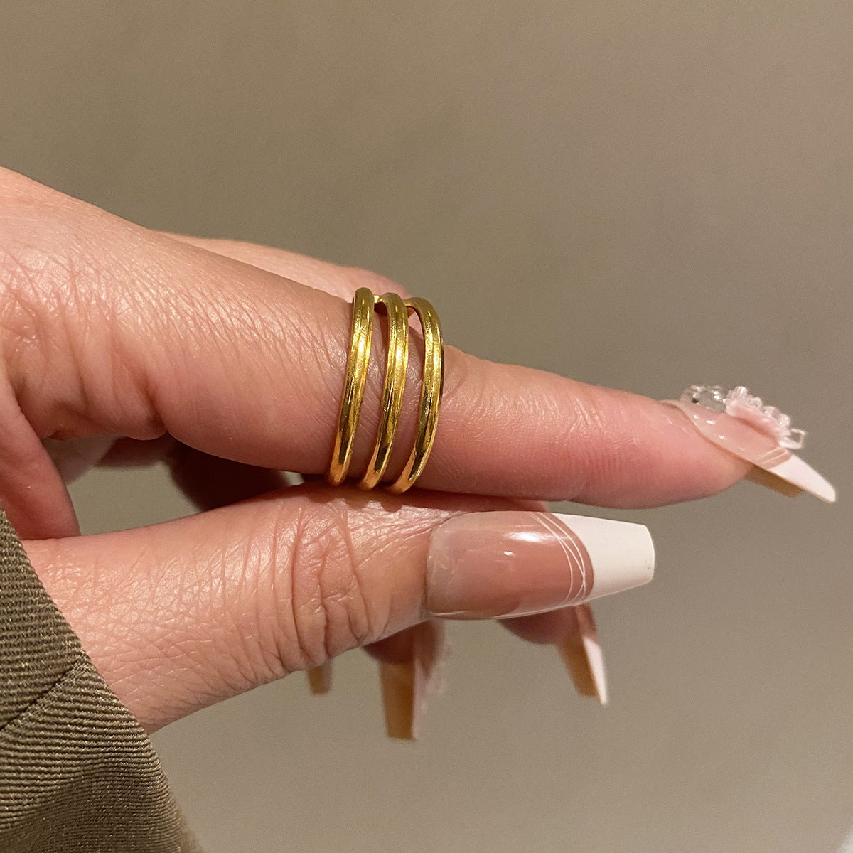 Luxury Irregular Opening rings