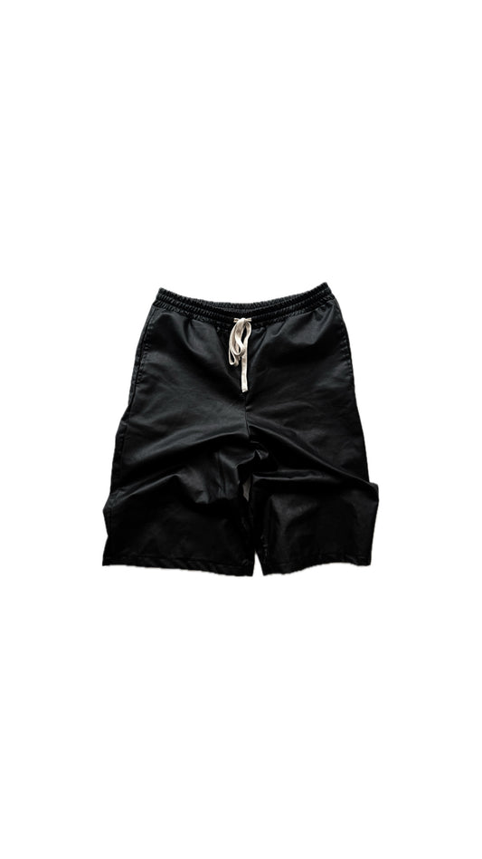 baggy leather jorts