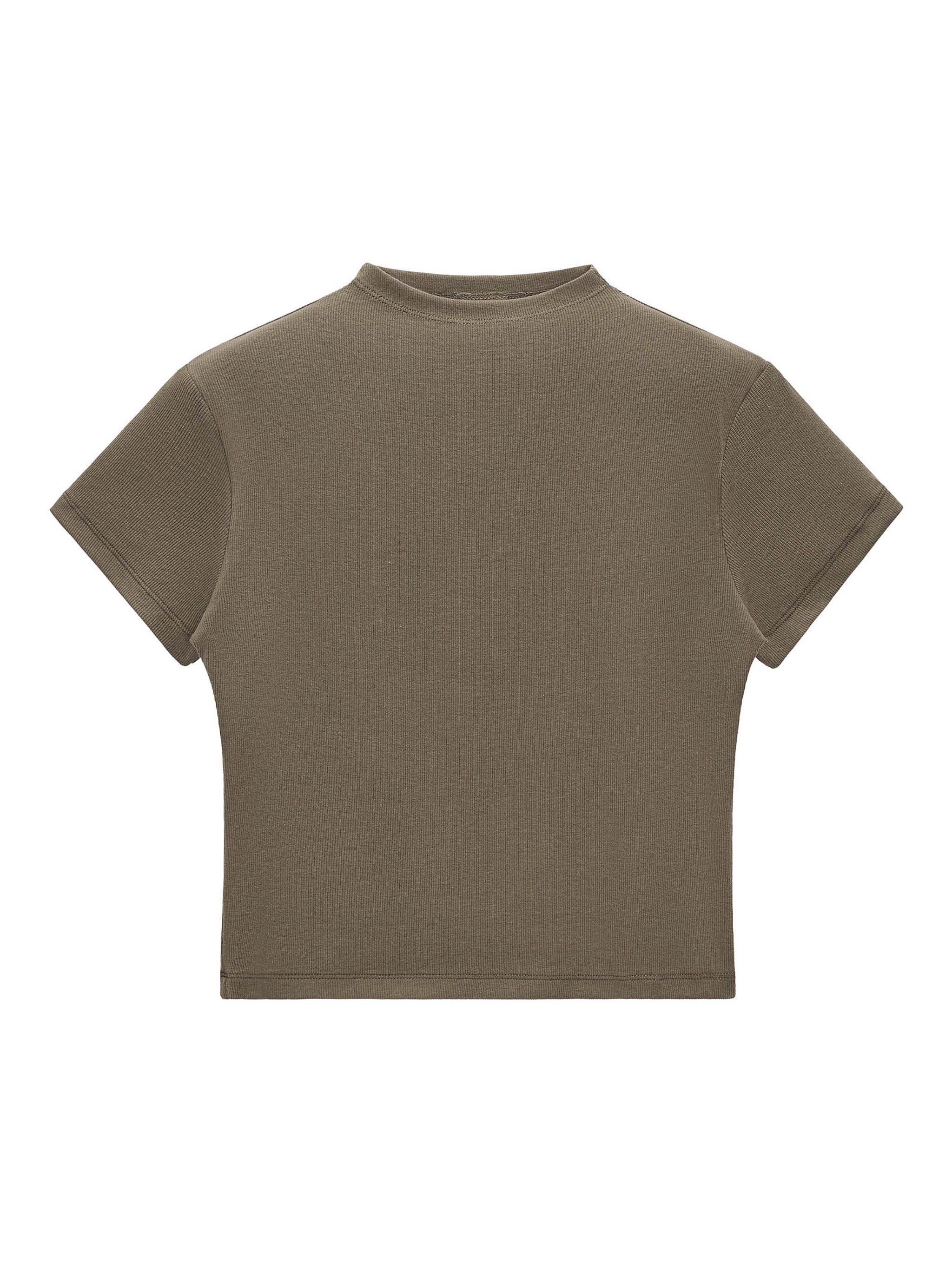 Essential Slim Fit Mock Neck T-Shirt