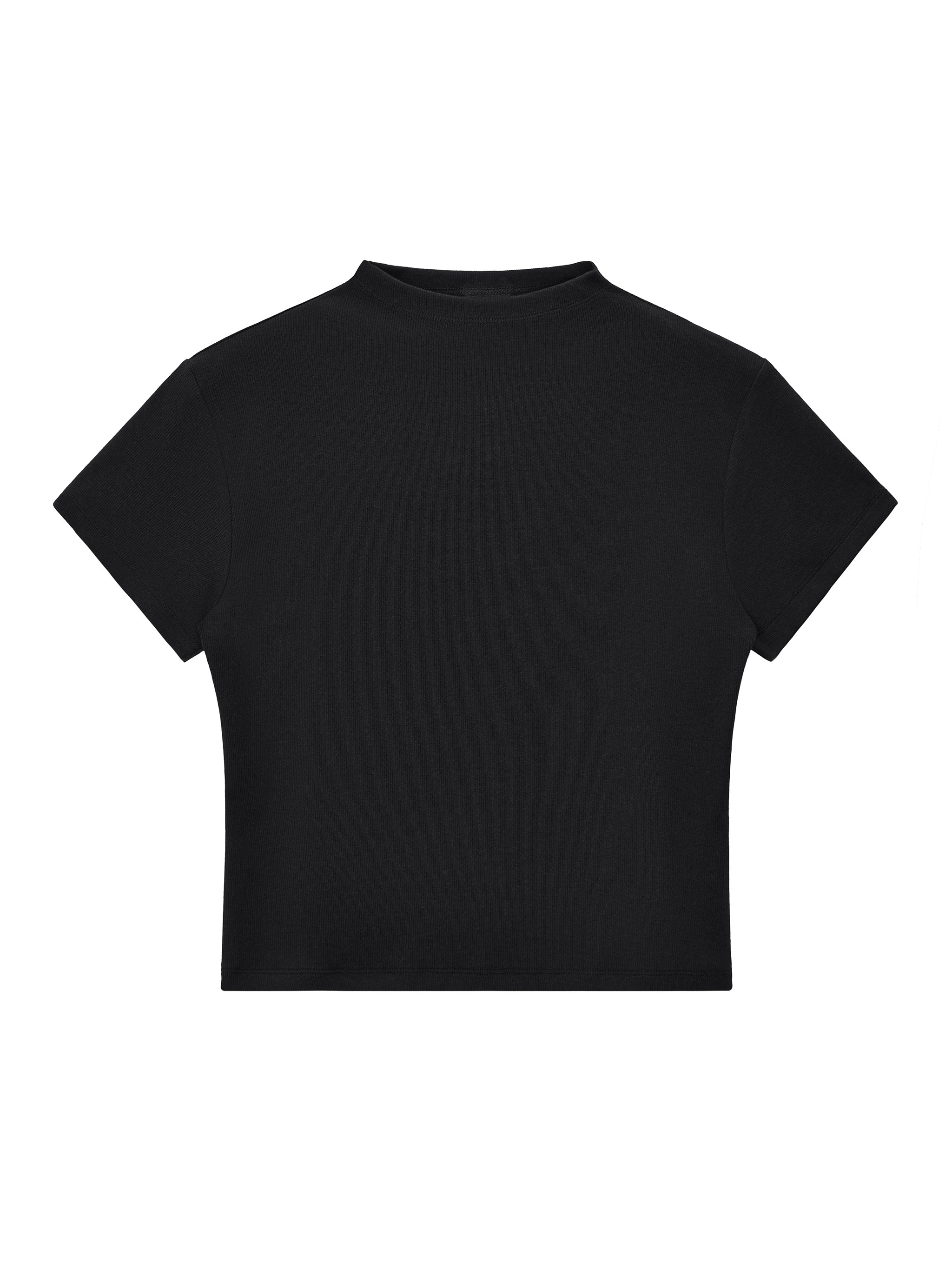 Essential Slim Fit Mock Neck T-Shirt