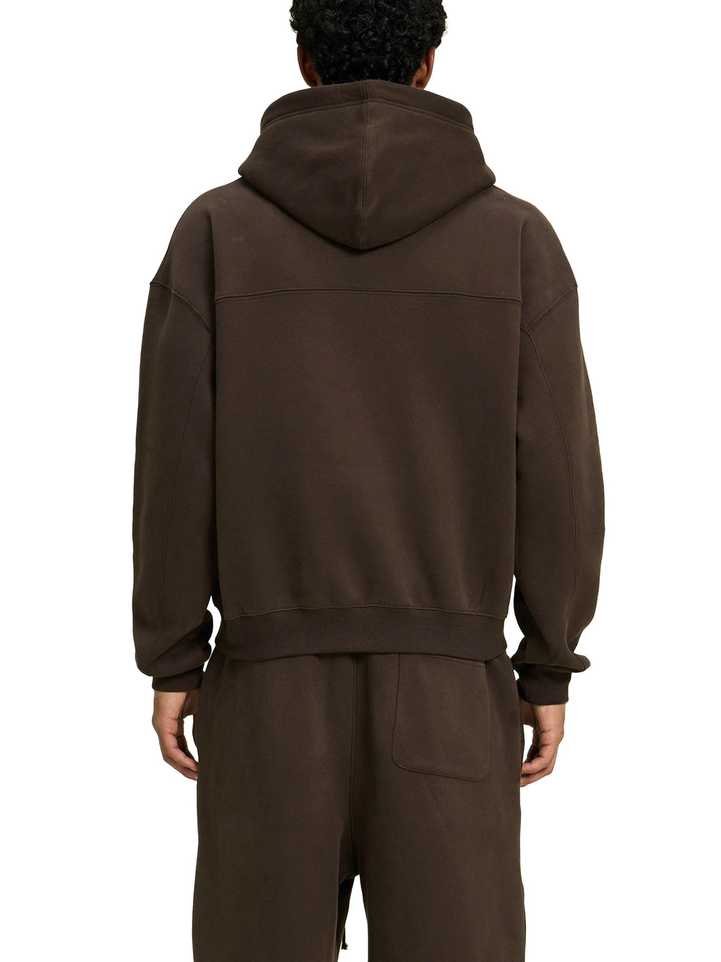 Fleece Zip-Up Boxy Hoodie