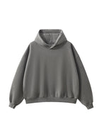 Frayed Enzyme Washed Fleece Hoodie