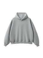 Frayed Enzyme Washed Fleece Hoodie