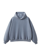 Frayed Enzyme Washed Fleece Hoodie