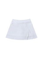 High-Waist Pocketed A-Line Skirt