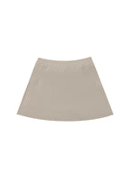 High-Waist Pocketed A-Line Skirt