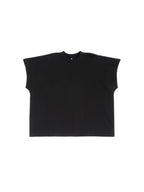 Raw Edge Boxy Non-Shrink T-Shirt