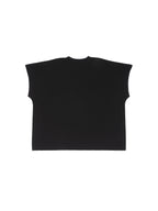 Raw Edge Boxy Non-Shrink T-Shirt