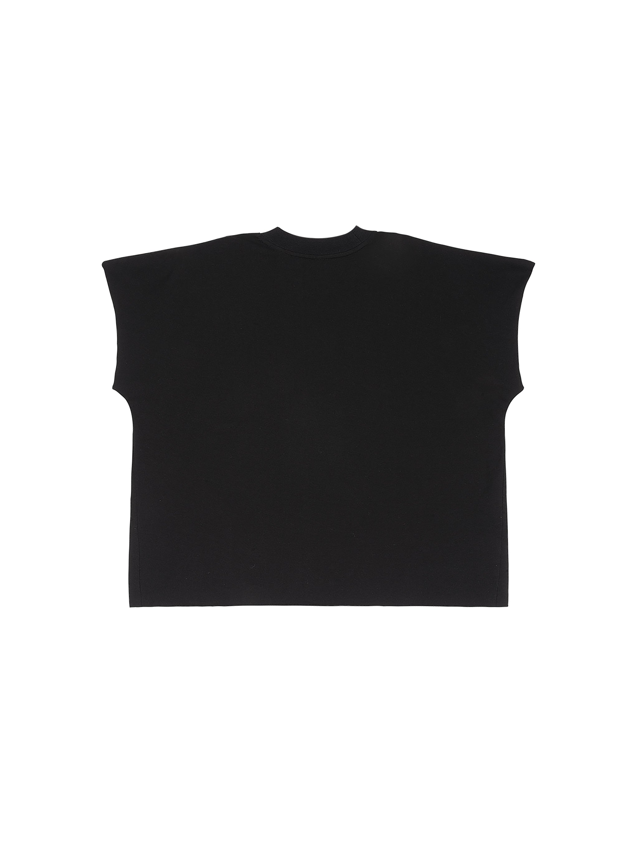 Raw Edge Boxy Non-Shrink T-Shirt