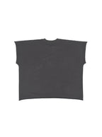 Raw Edge Boxy Non-Shrink T-Shirt