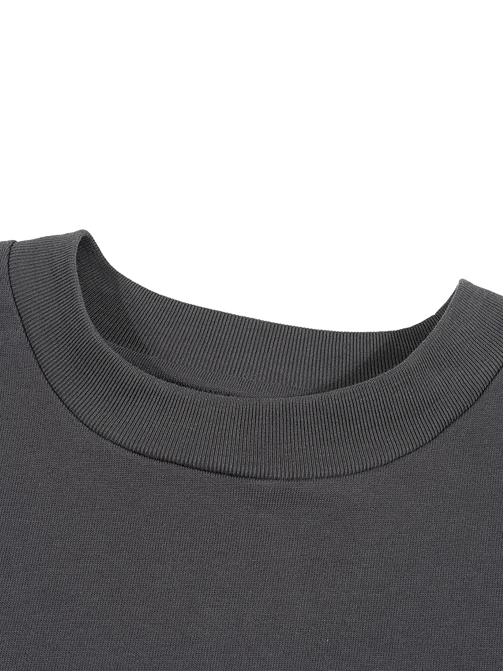 Raw Edge Boxy Non-Shrink T-Shirt
