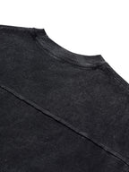 Raw Edge Snow Washed Boxy T-Shirt