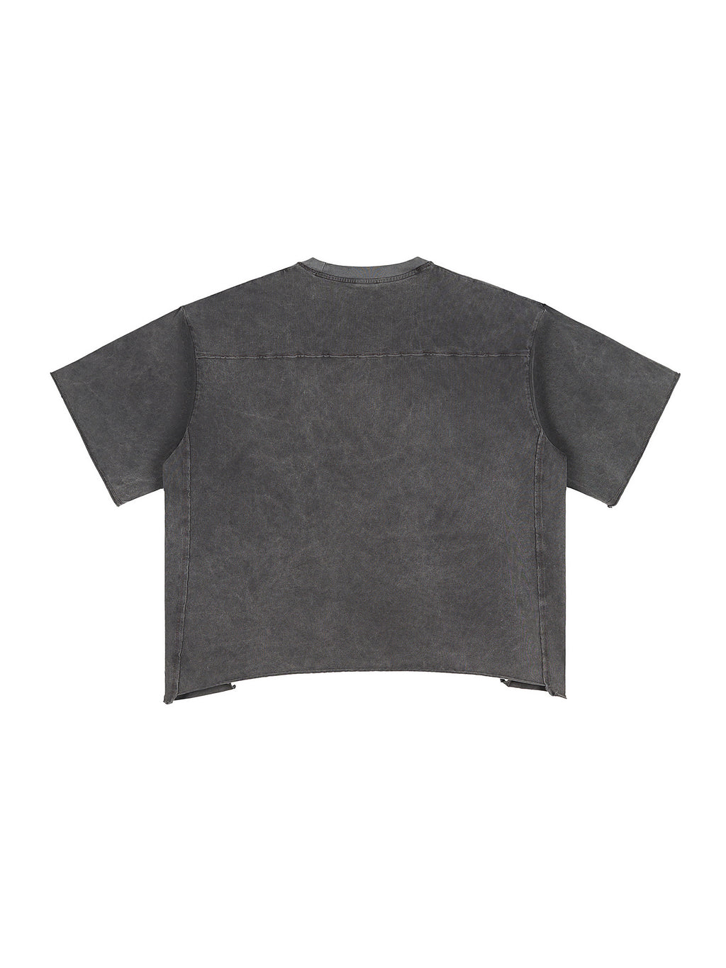 Raw Edge Snow Washed Boxy T-Shirt