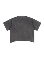 Raw Edge Snow Washed Boxy T-Shirt