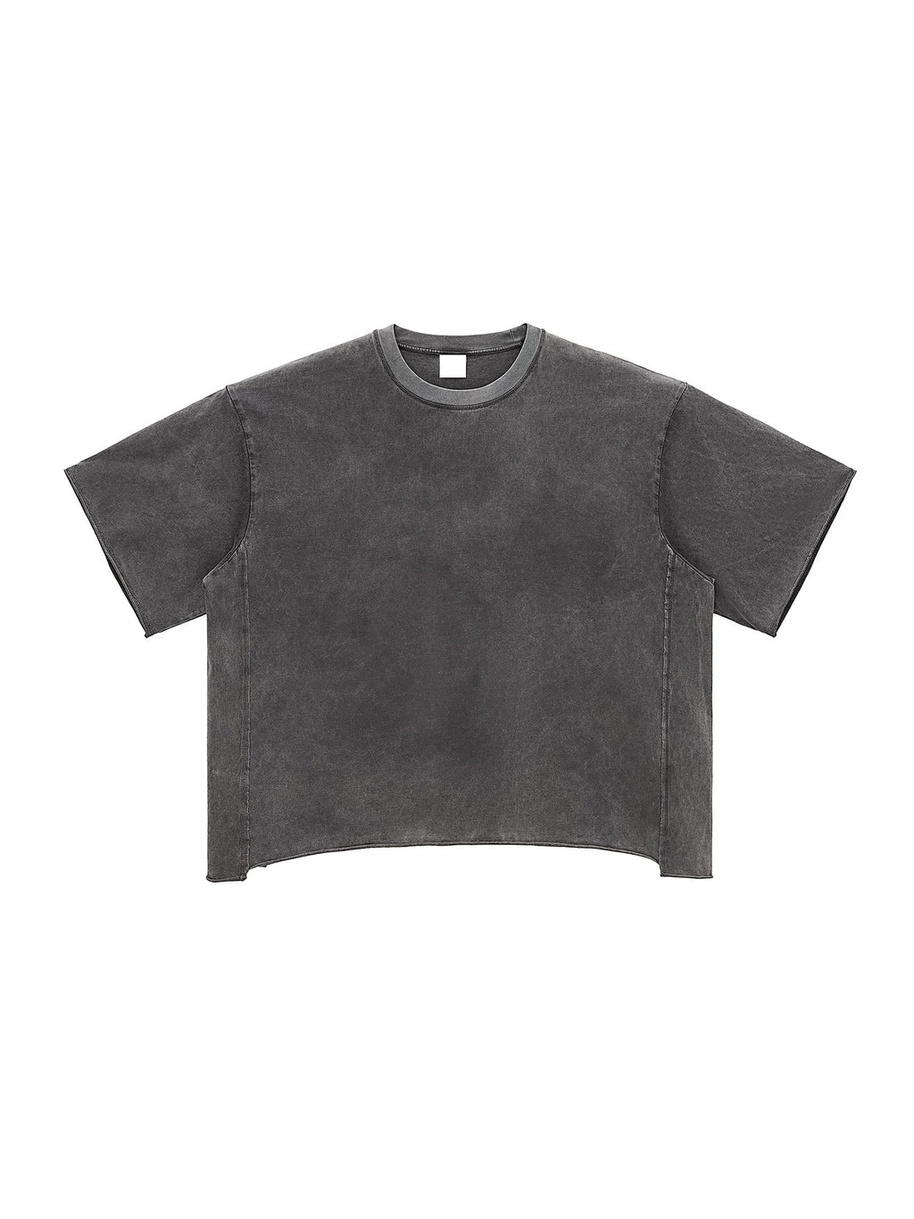 Raw Edge Snow Washed Boxy T-Shirt