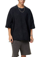 Raw Edge Snow Washed Boxy T-Shirt