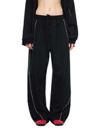 Reflection Striped Straight-Leg Sweatpants