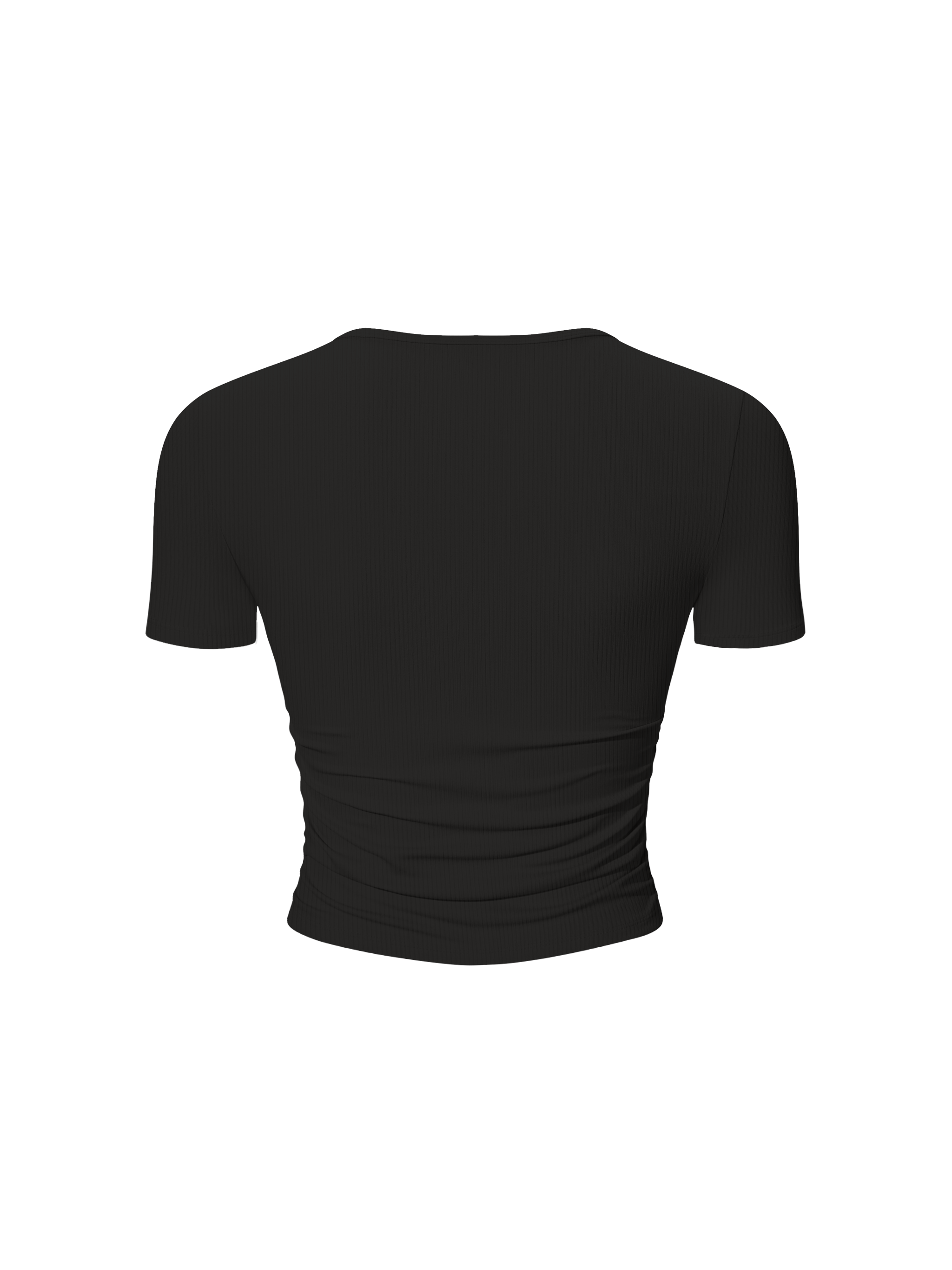 Ruched Bodycon Crop Top