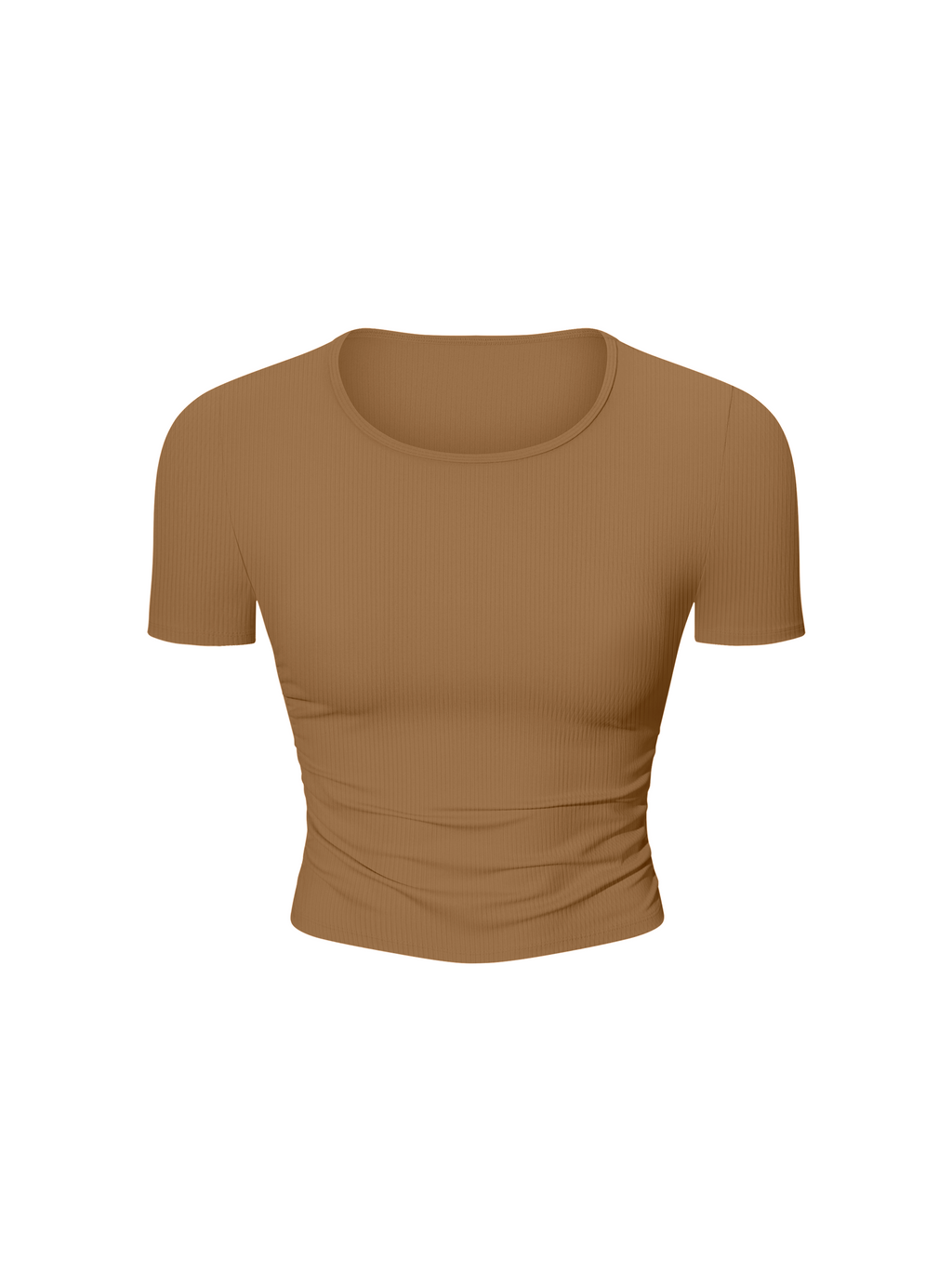 Ruched Bodycon Crop Top