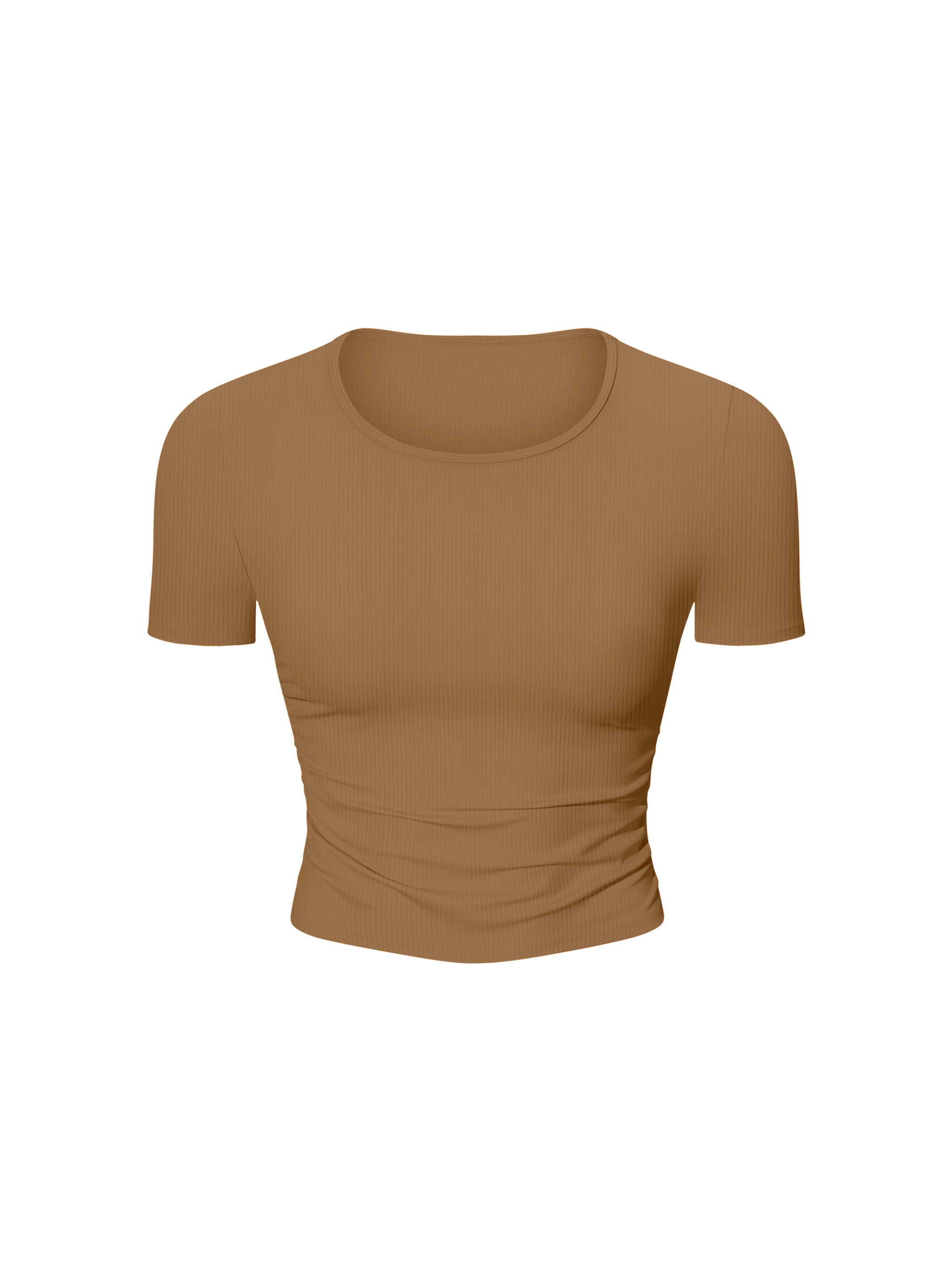 Ruched Bodycon Crop Top