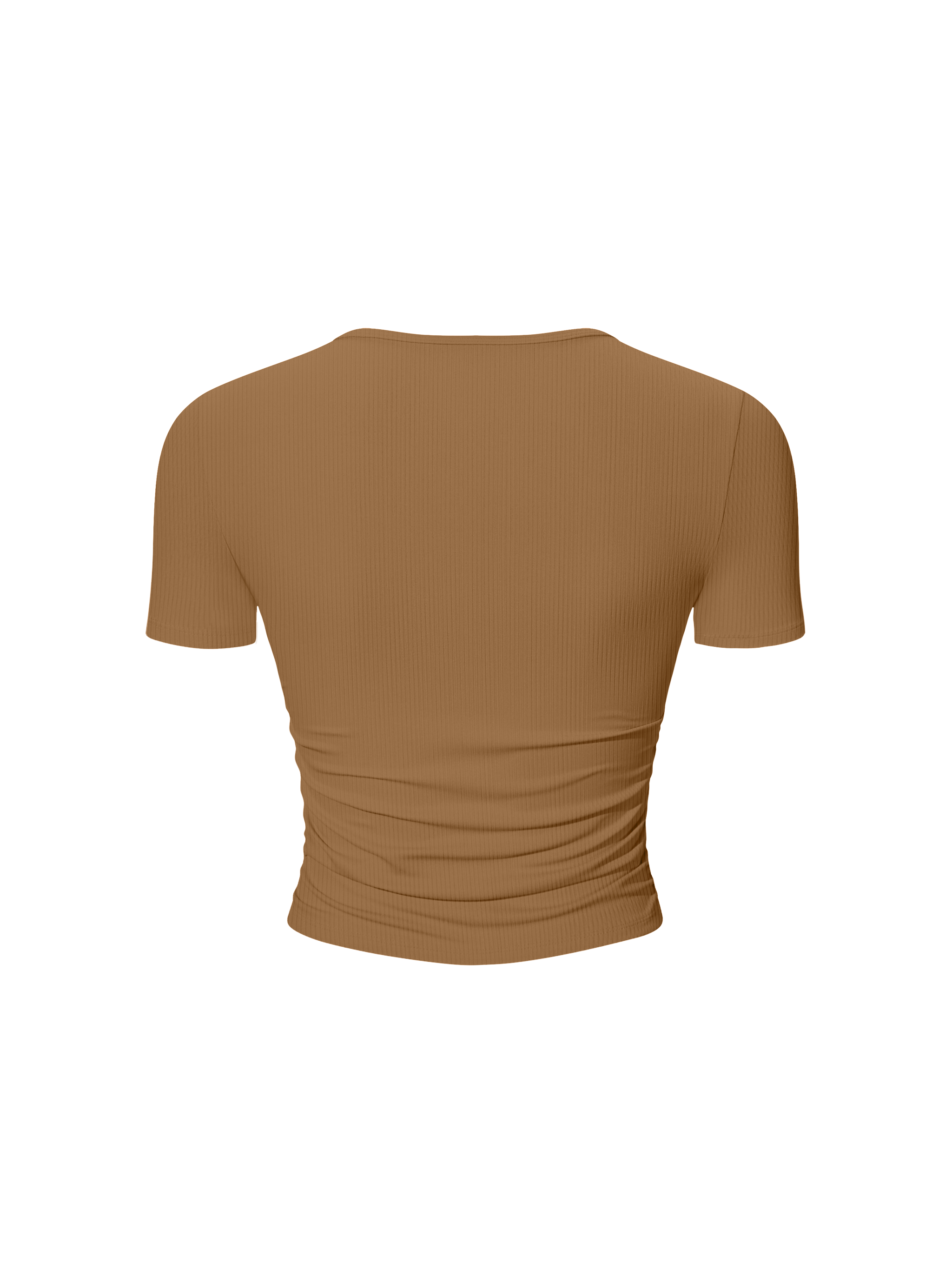 Ruched Bodycon Crop Top