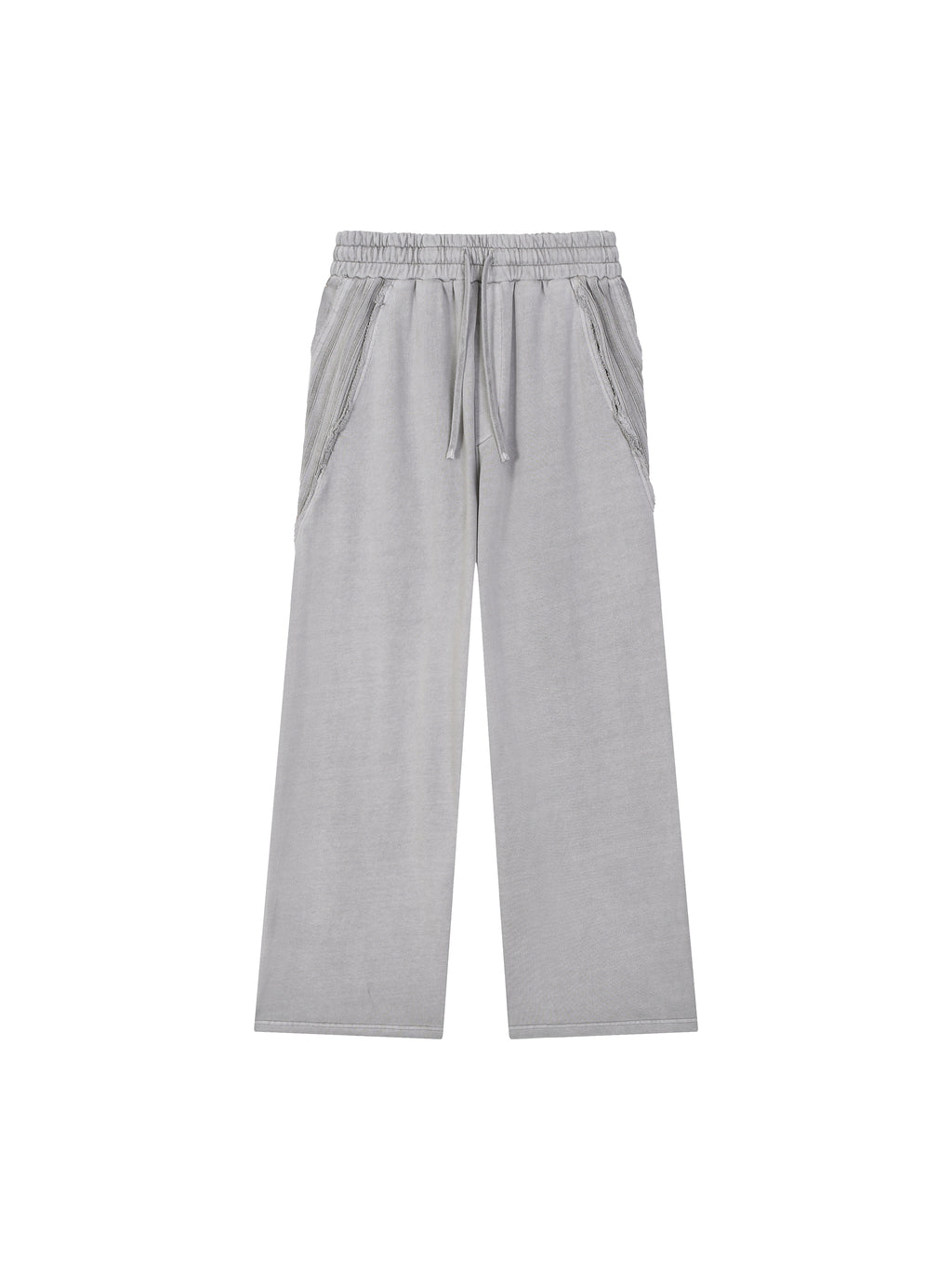 Snow Washed Tape Raw Edge Sweatpants