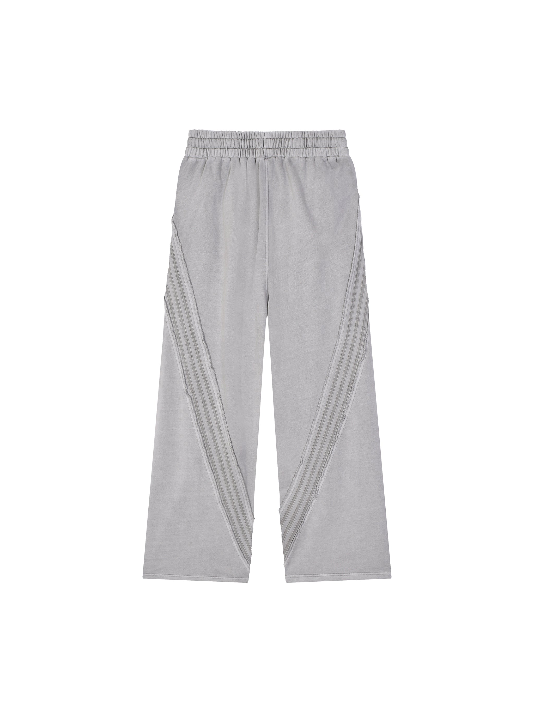 Snow Washed Tape Raw Edge Sweatpants