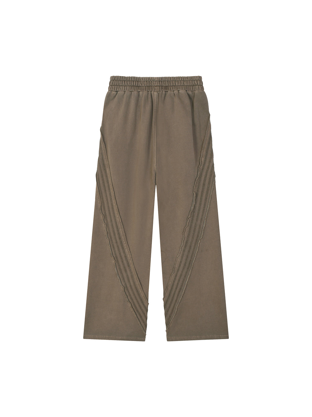 Snow Washed Tape Raw Edge Sweatpants