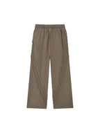 Snow Washed Tape Raw Edge Sweatpants