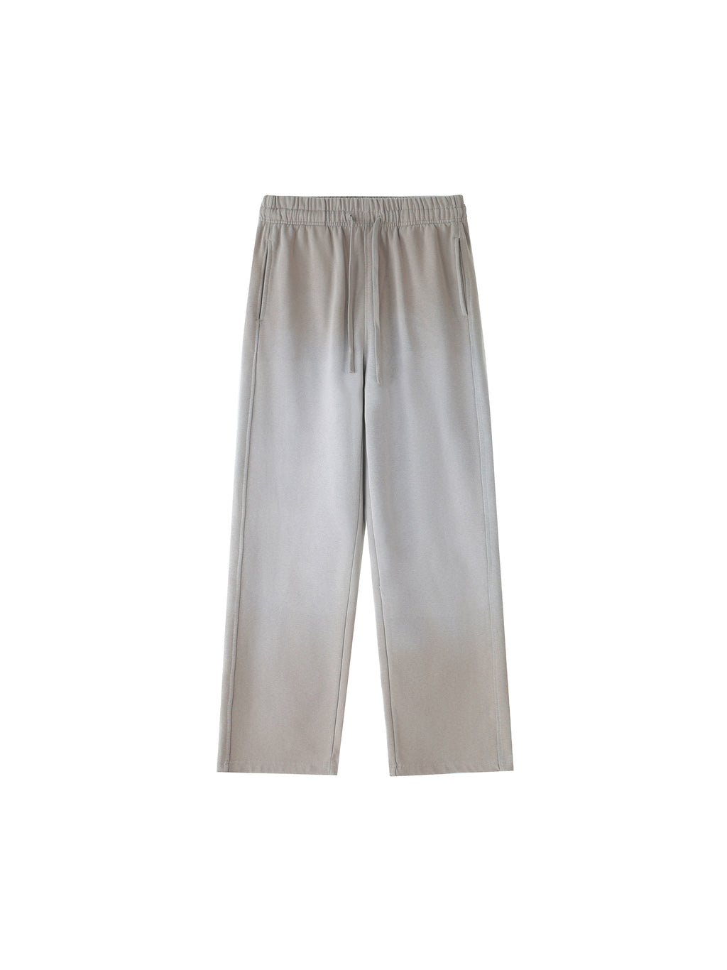 Vintage Washed Gradient Straight-Leg Sweatpants