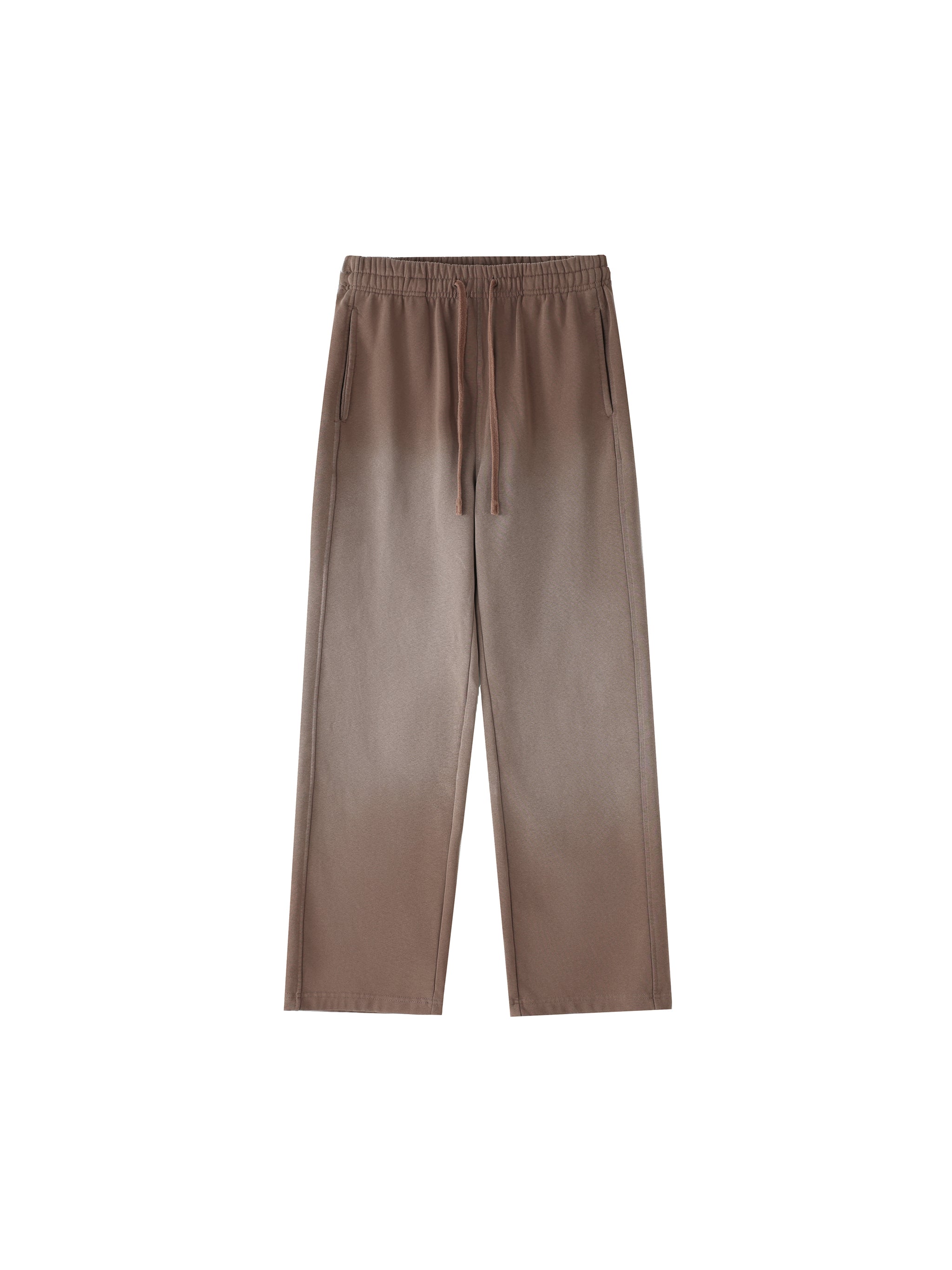 Vintage Washed Gradient Straight-Leg Sweatpants