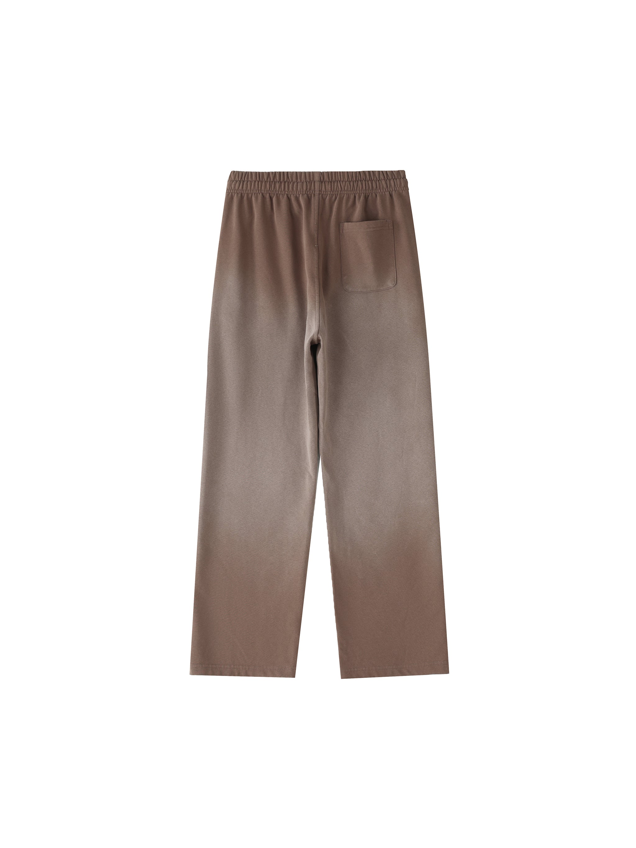 Vintage Washed Gradient Straight-Leg Sweatpants