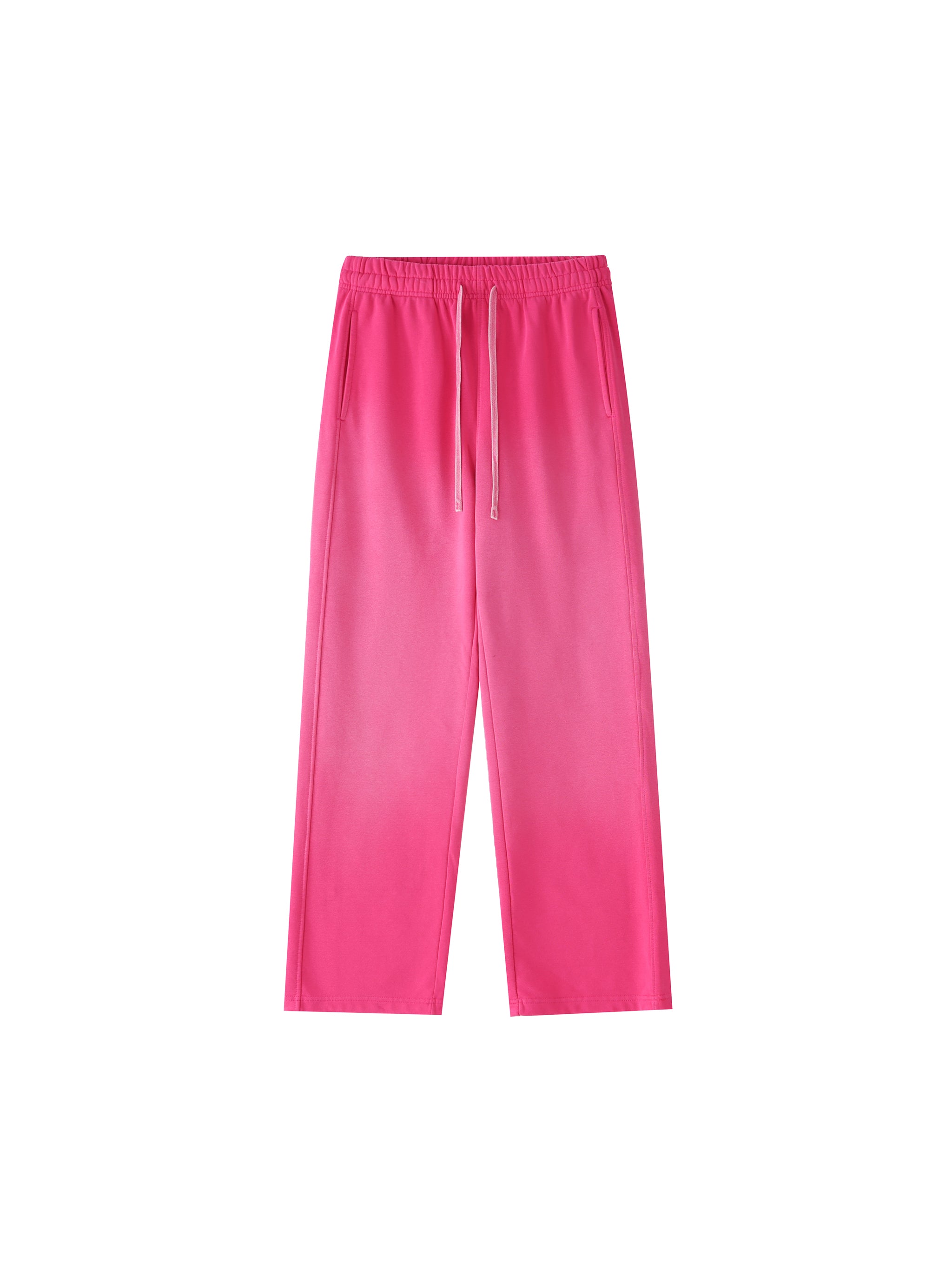 Vintage Washed Gradient Straight-Leg Sweatpants