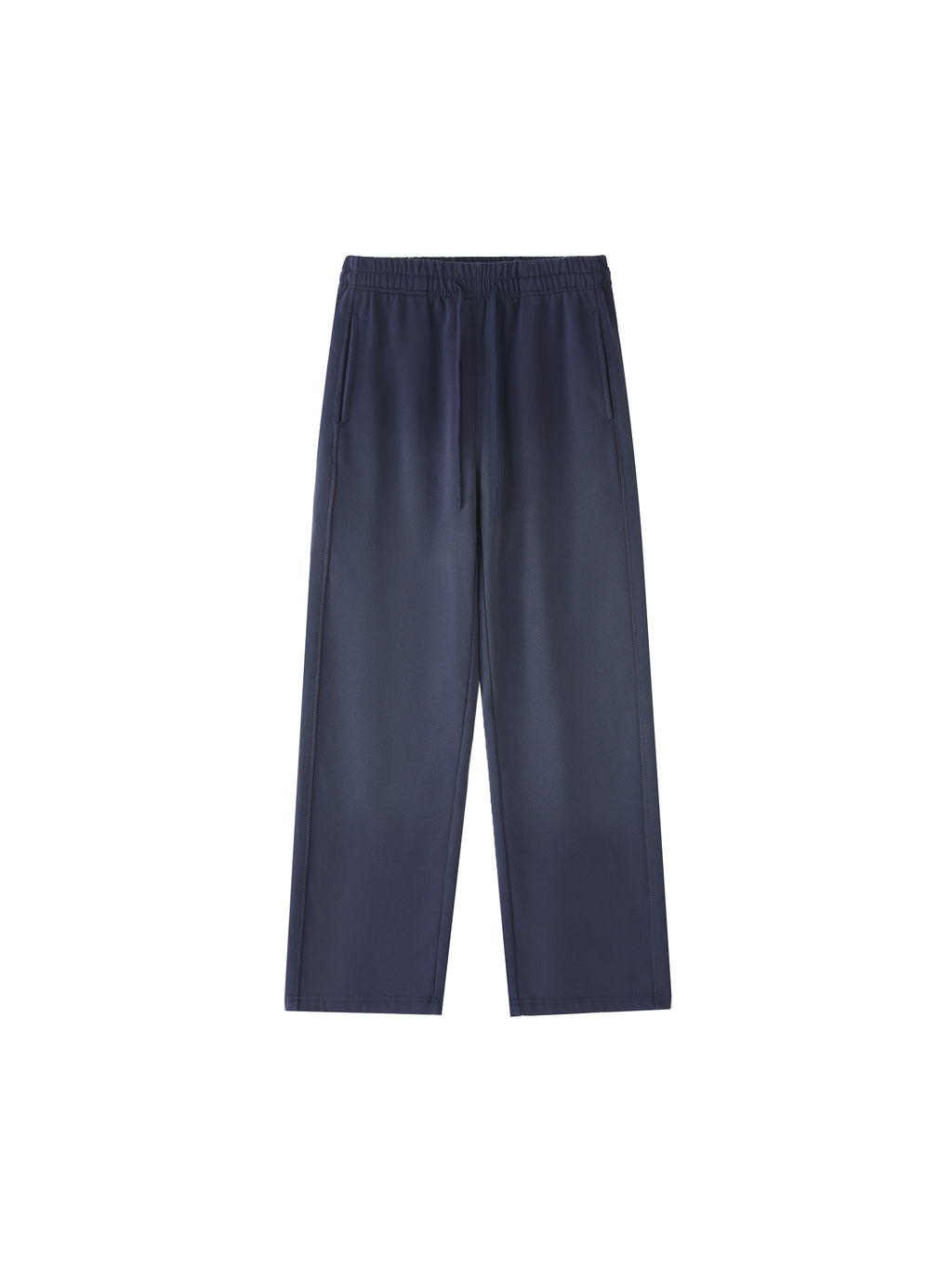 Vintage Washed Gradient Straight-Leg Sweatpants