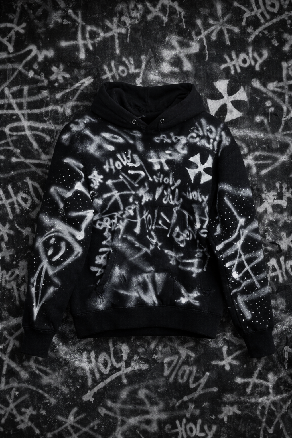black phantom hoodie
