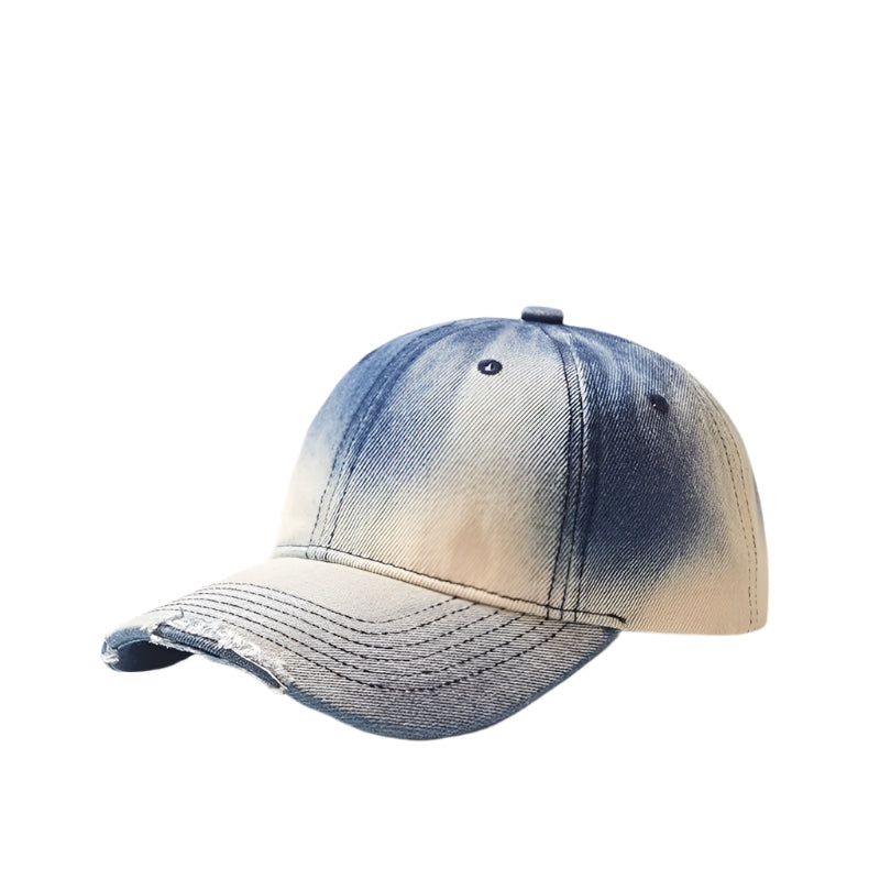 Distressed Denim Baseball Cap