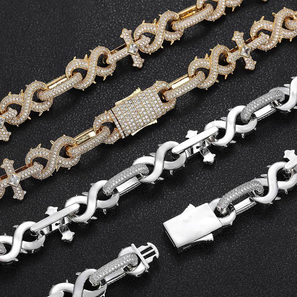 Thorn Cross Cuban Link Chain